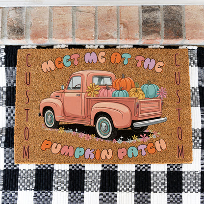Meet Me At The Patch Names Doormat