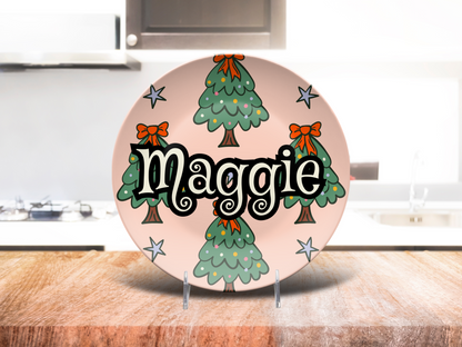 Cute Trees Name Plate