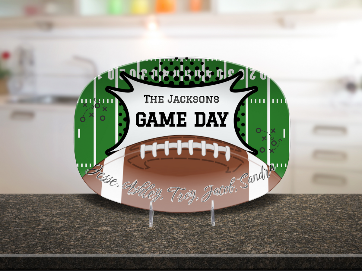 Game Day Names Platter