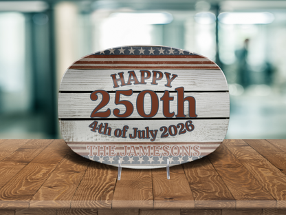 Happy 250th Name Platter