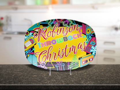 Throwback Christmas Name Platter
