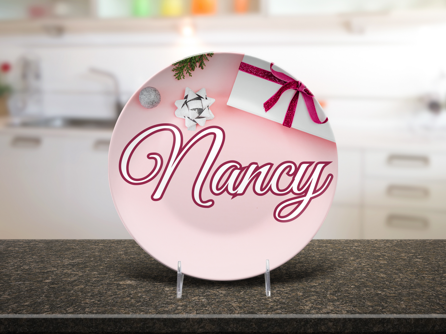 Pink Gift Name Plate