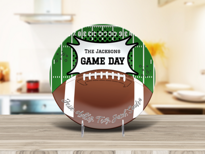 Game Day Names Plate