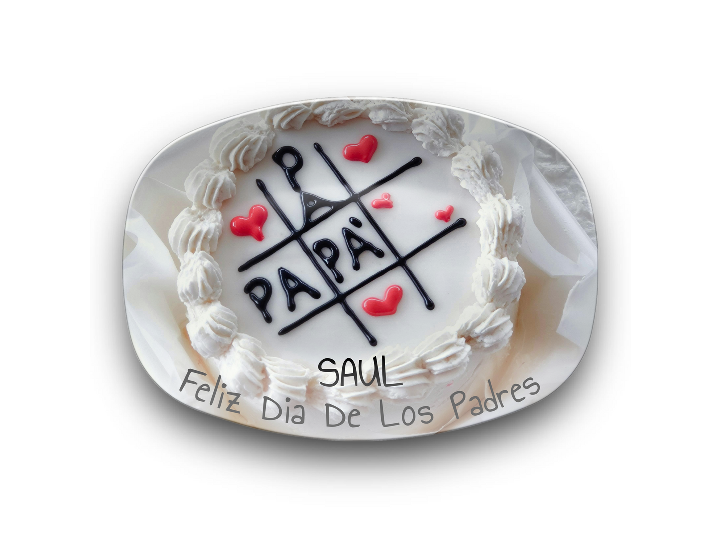 TTT Papa Name Platter