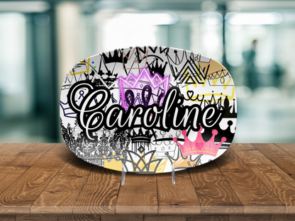 Crowns Name Platter