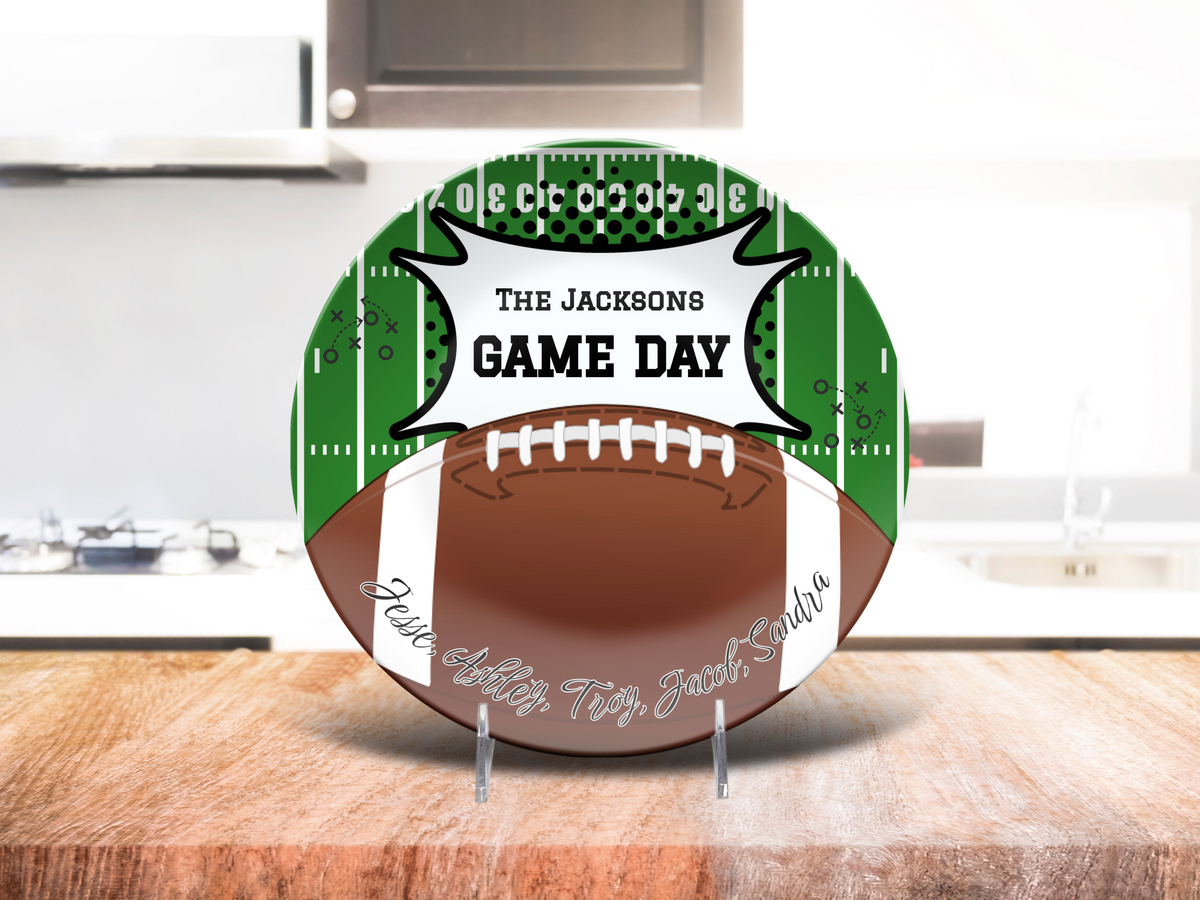 Game Day Names Plate