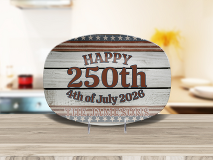 Happy 250th Name Platter