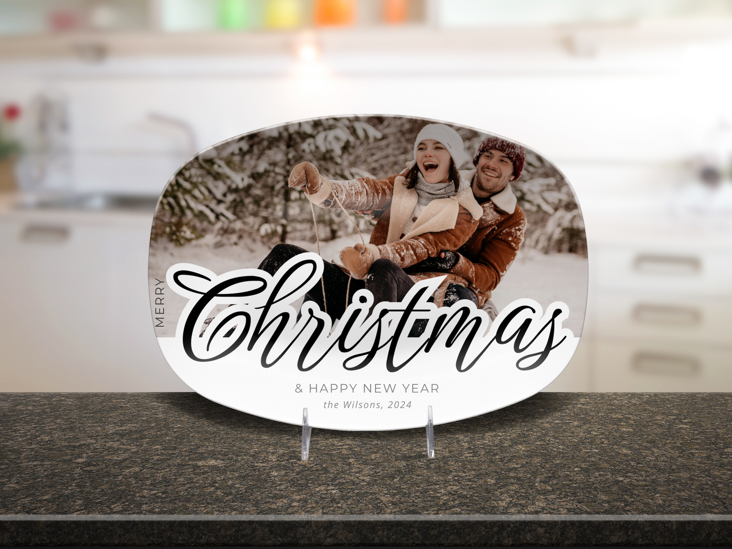 Christmas & New Year Name Platter