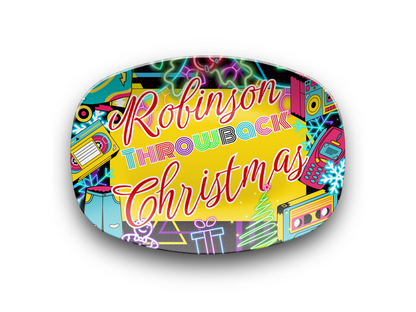 Throwback Christmas Name Platter