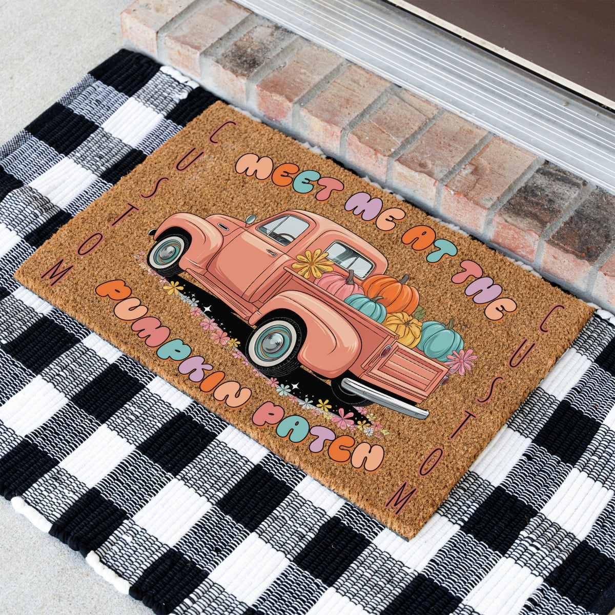 Meet Me At The Patch Names Doormat