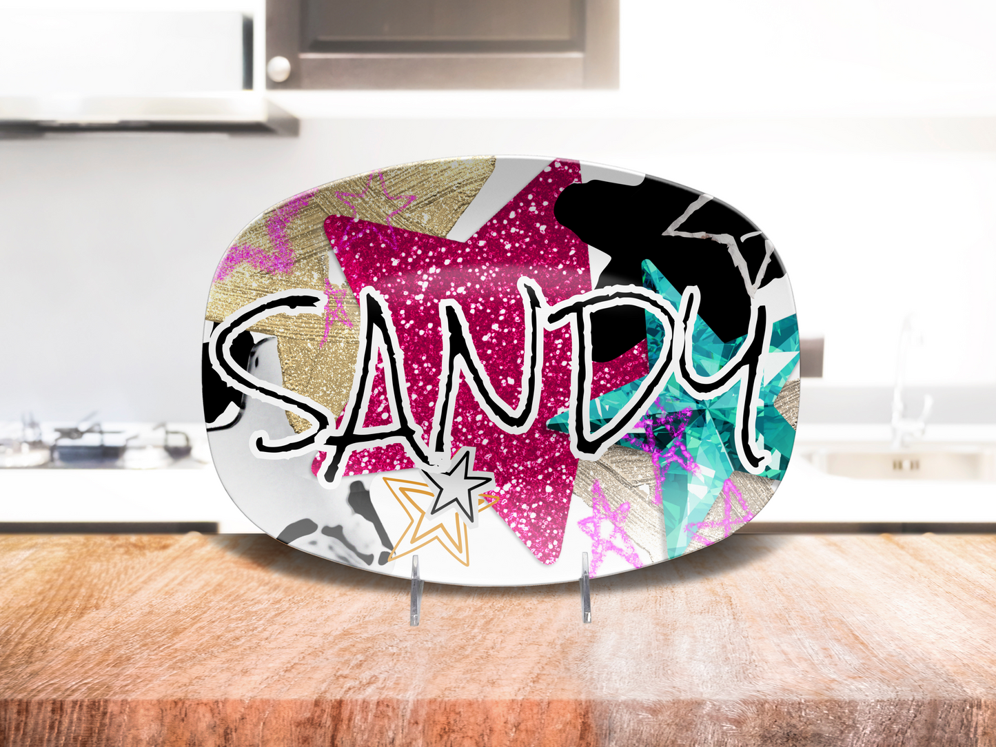 Bright Stars Name Platter