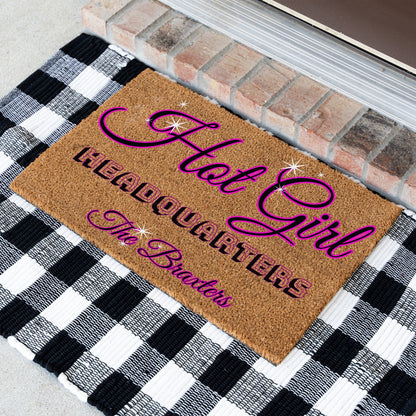 Hot Girl Name Doormat - UV Printed