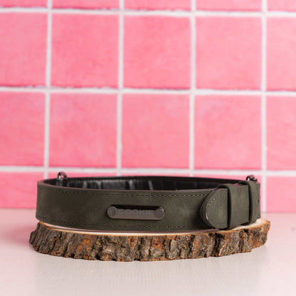 Name Vegan Leather Pet Collar - Laser Etched
