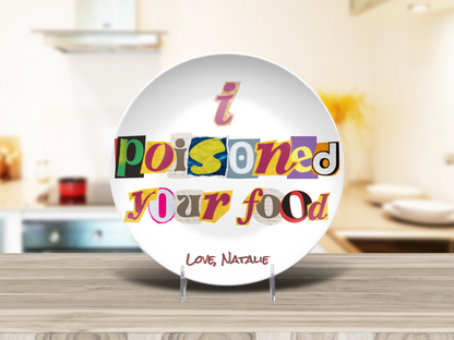 Poisoned Food Joke Plate