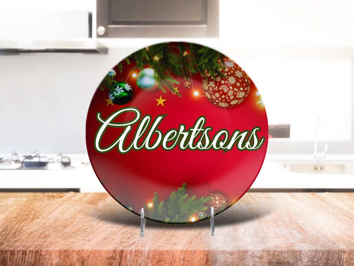 Tree Ornaments Name Plate