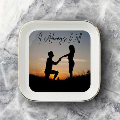 Photo Text Jewelry Dish