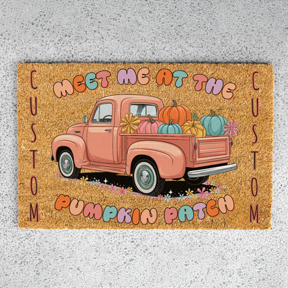 Meet Me At The Patch Names Doormat