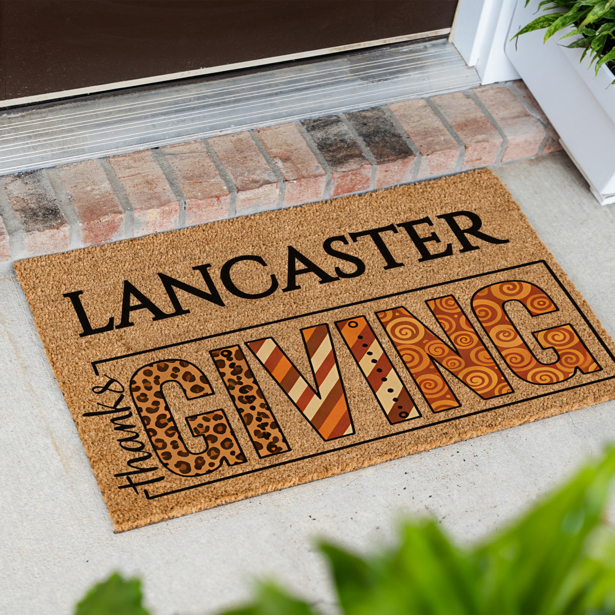 Name Thanksgiving Doormat
