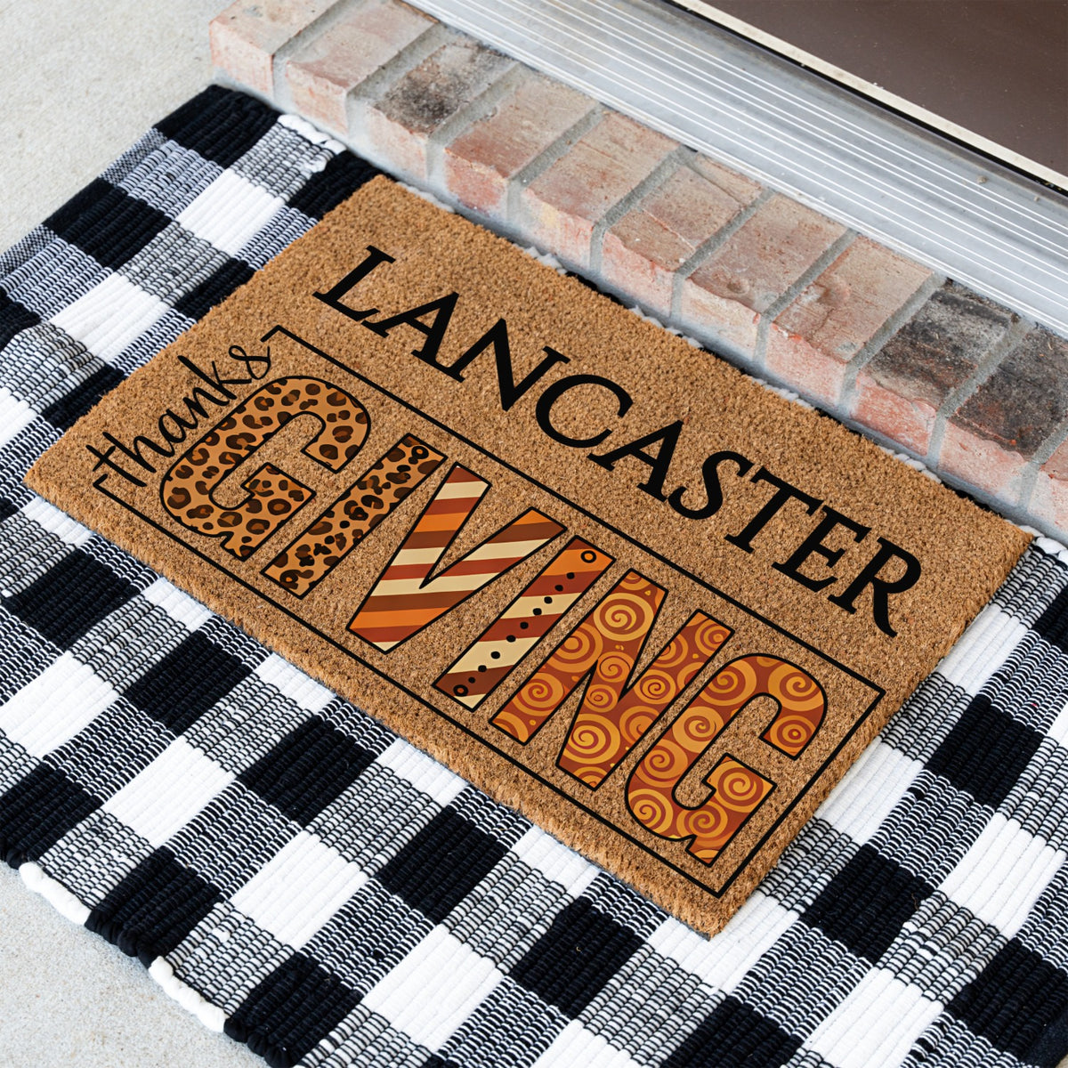 Name Thanksgiving Doormat