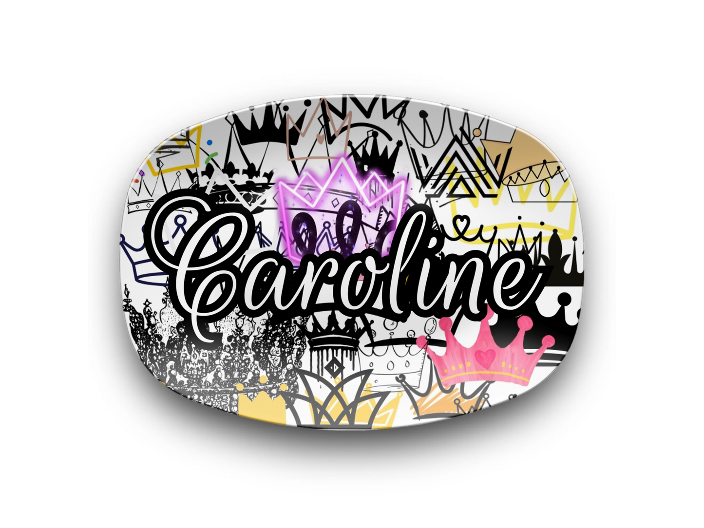 Crowns Name Platter