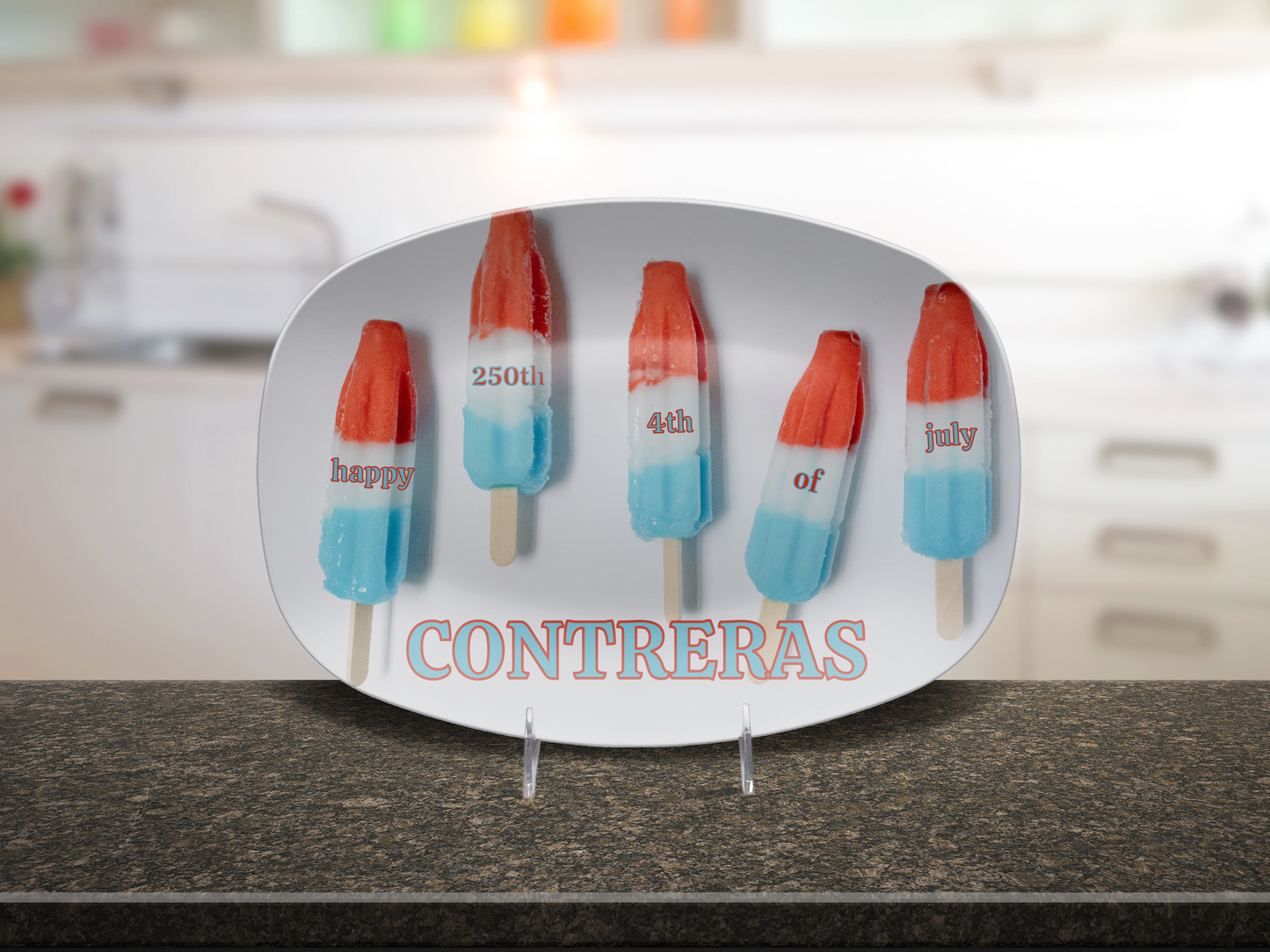 Ice Cream Name Platter