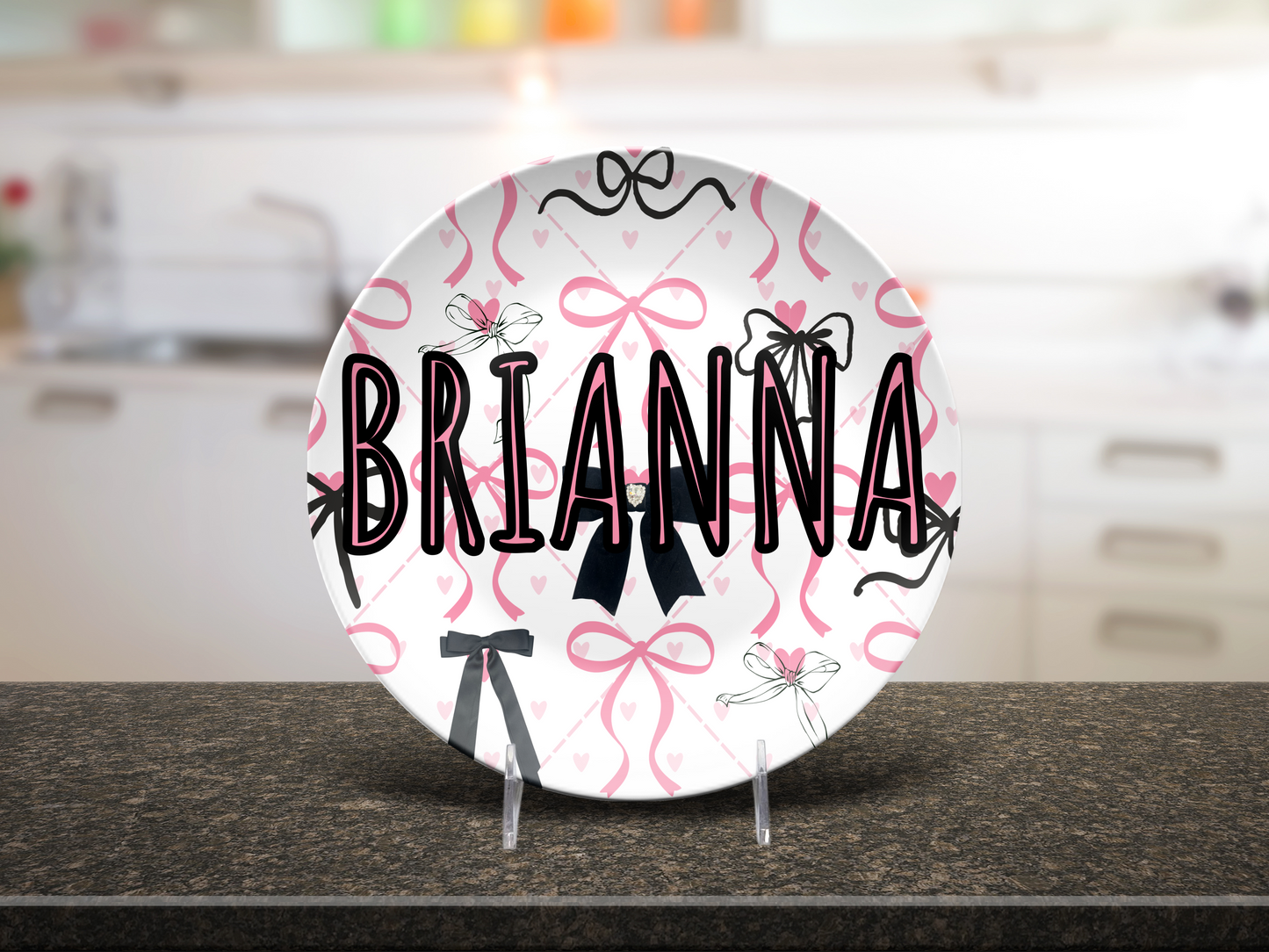 Coquette Bows Name Plate