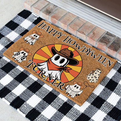 Howdyween Name Doormat - UV Printed