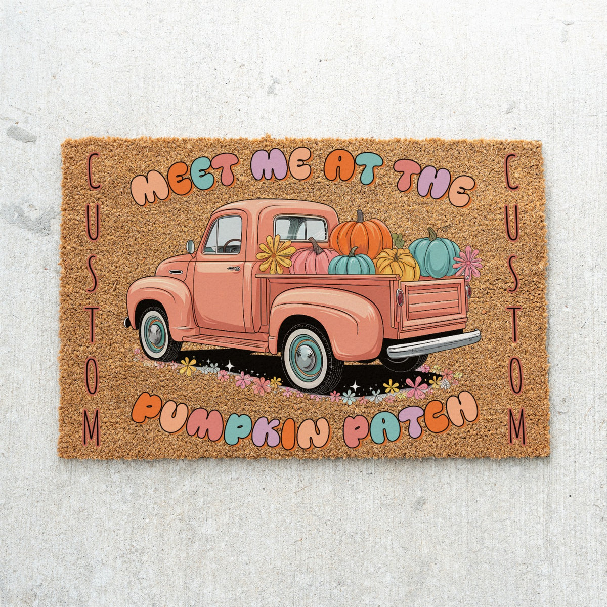 Meet Me At The Patch Names Doormat