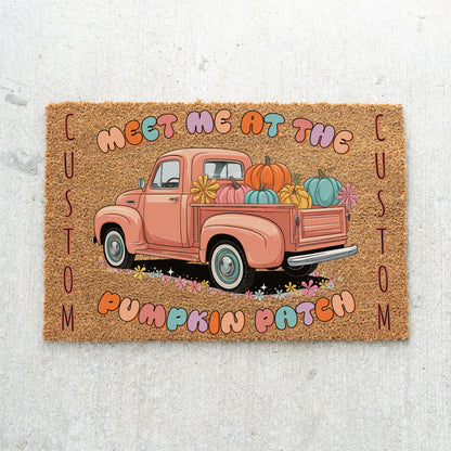 Meet Me At The Patch Names Doormat