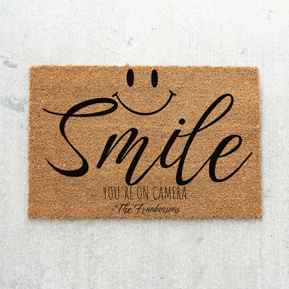 Smile Name Doormat - UV Printed