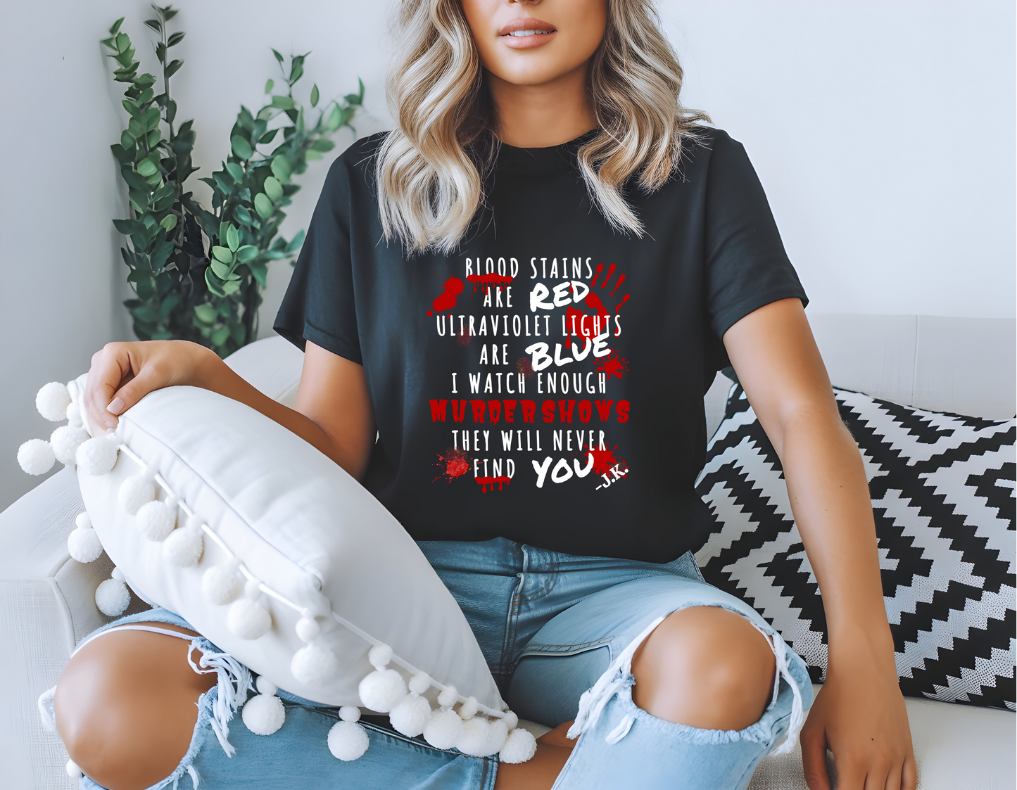Red Blue Find You Unisex Softstyle T-Shirt