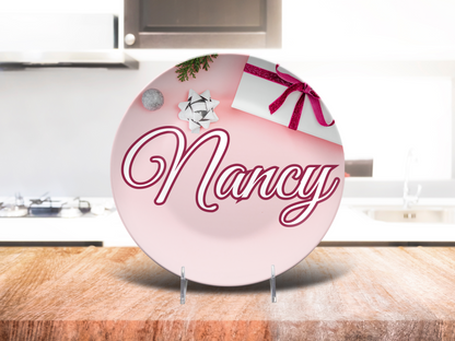 Pink Gift Name Plate