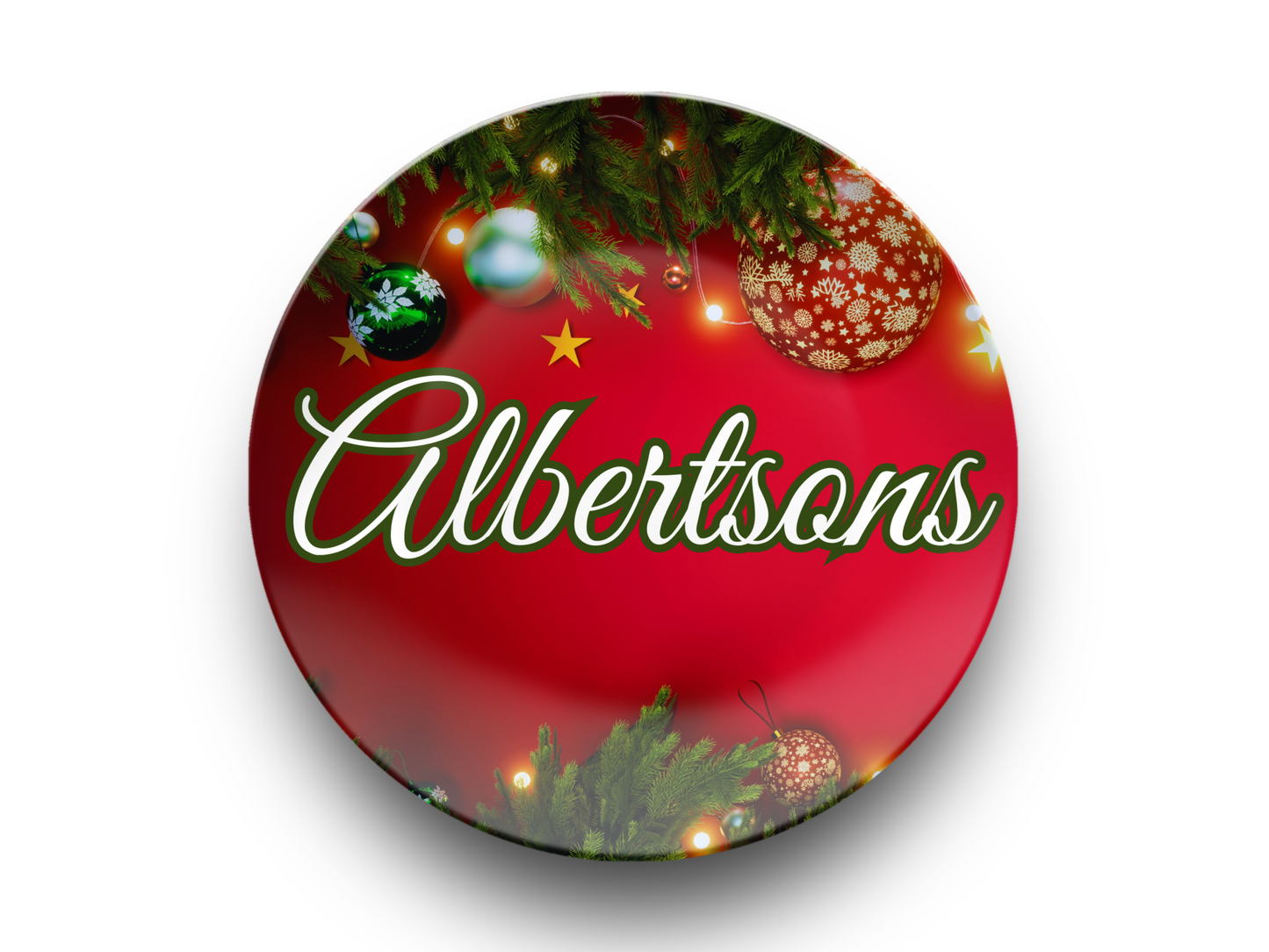 Tree Ornaments Name Plate