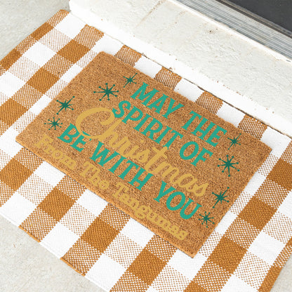 Spirit of Christmas Name Doormat