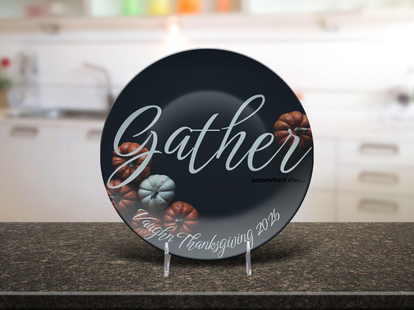Gather...somewhere else Name Plate