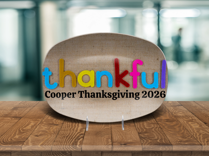 thankful Name Platter