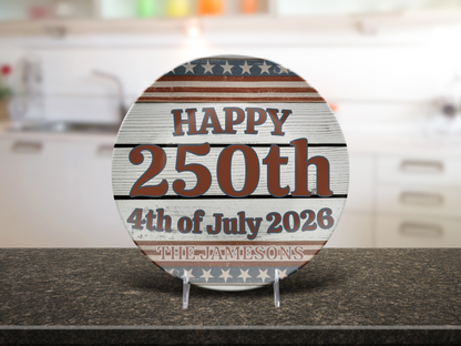 Happy 250th Name Plate