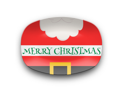 Santa Text Platter
