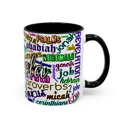 Books of Bible Bright Coffee Mug (11, 15oz)