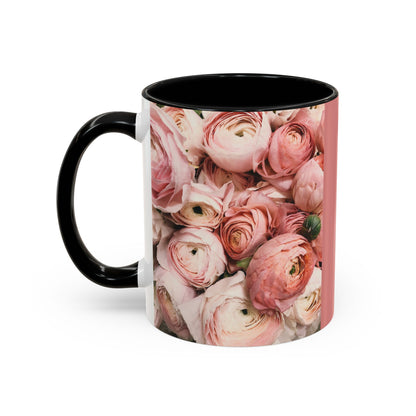 Pink Roses Mother's Day Coffee Mug (11, 15oz)