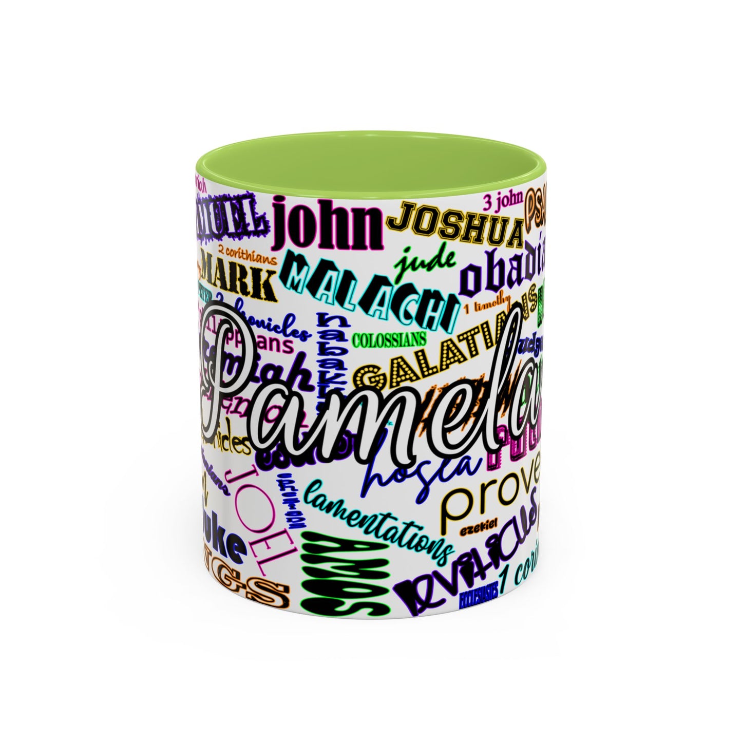 Books of Bible Bright Coffee Mug (11, 15oz)