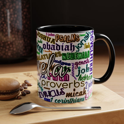 Books of Bible Bright Coffee Mug (11, 15oz)