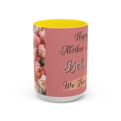 Pink Roses Mother's Day Coffee Mug (11, 15oz)