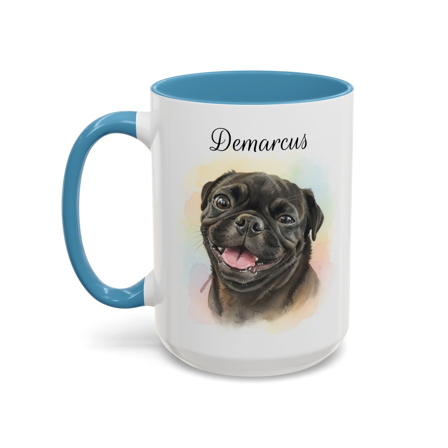 Pet Watercolor Accent Coffee Mug (11, 15oz)