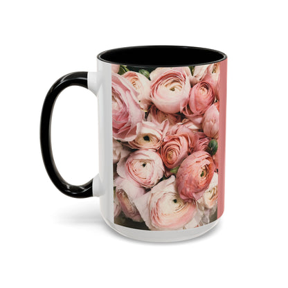 Pink Roses Mother's Day Coffee Mug (11, 15oz)
