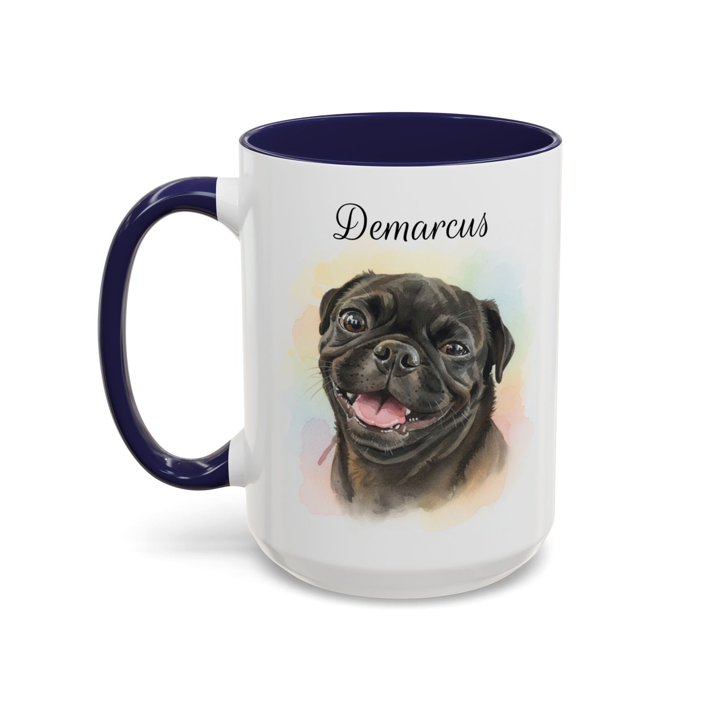 Pet Watercolor Accent Coffee Mug (11, 15oz)