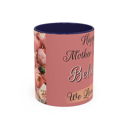 Pink Roses Mother's Day Coffee Mug (11, 15oz)