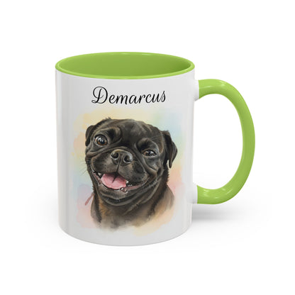 Pet Watercolor Accent Coffee Mug (11, 15oz)