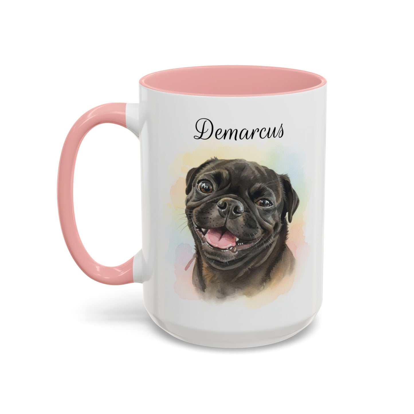Pet Watercolor Accent Coffee Mug (11, 15oz)