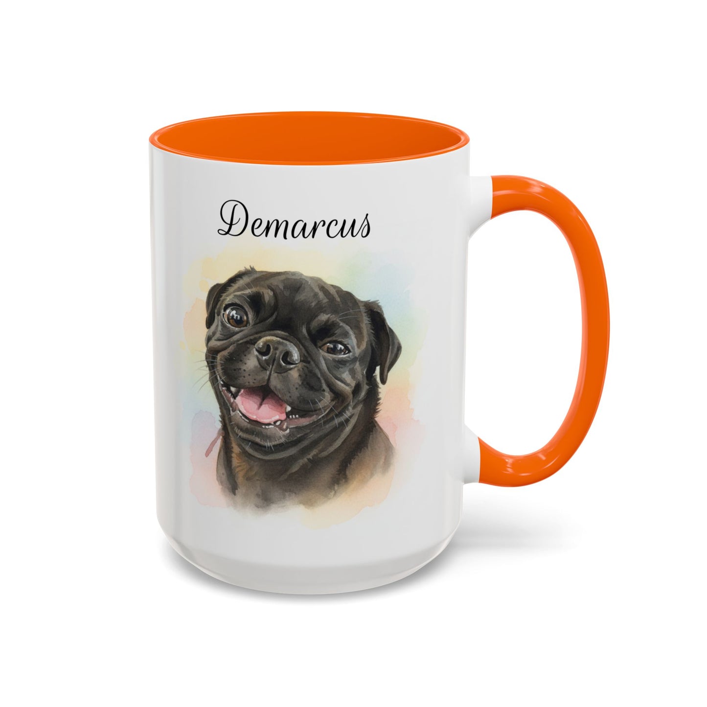 Pet Watercolor Accent Coffee Mug (11, 15oz)